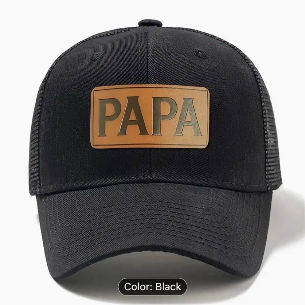 Papa Black Mesh Cap